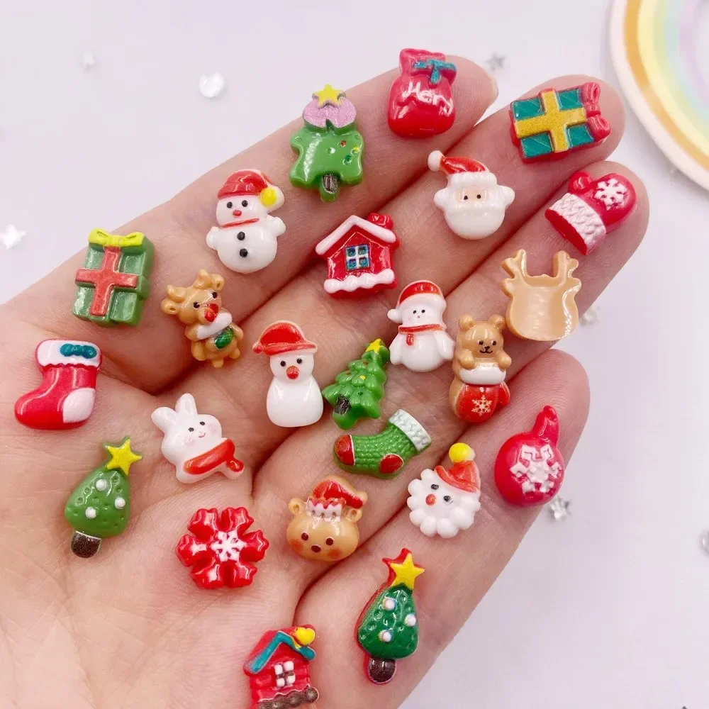 50pcs Resin Mini Colorful Chri - Art Craft Christmas Tree 评论和价格