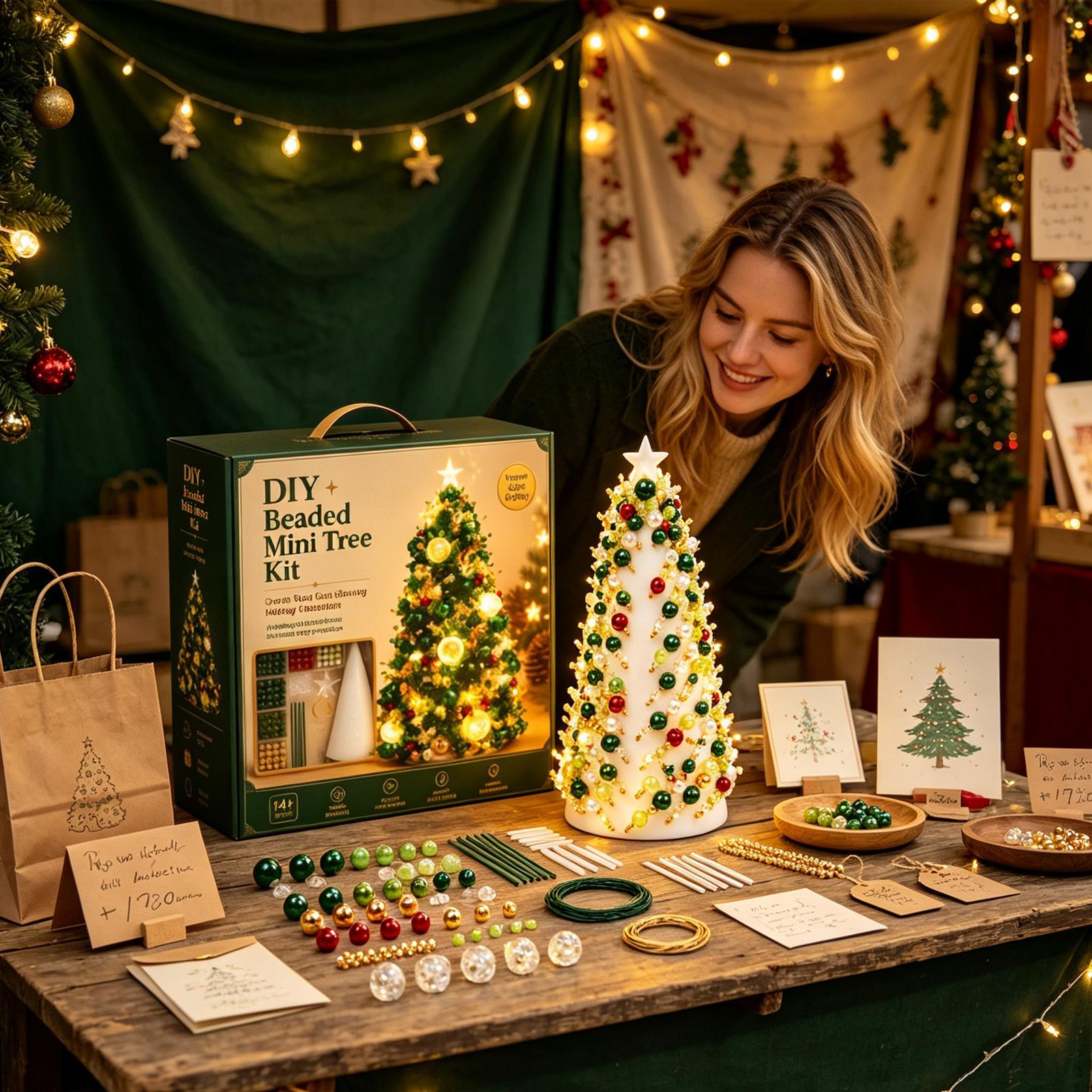 Beaded Christmas Tree Kit DIY  - Art Craft Christmas Tree 评论和价格