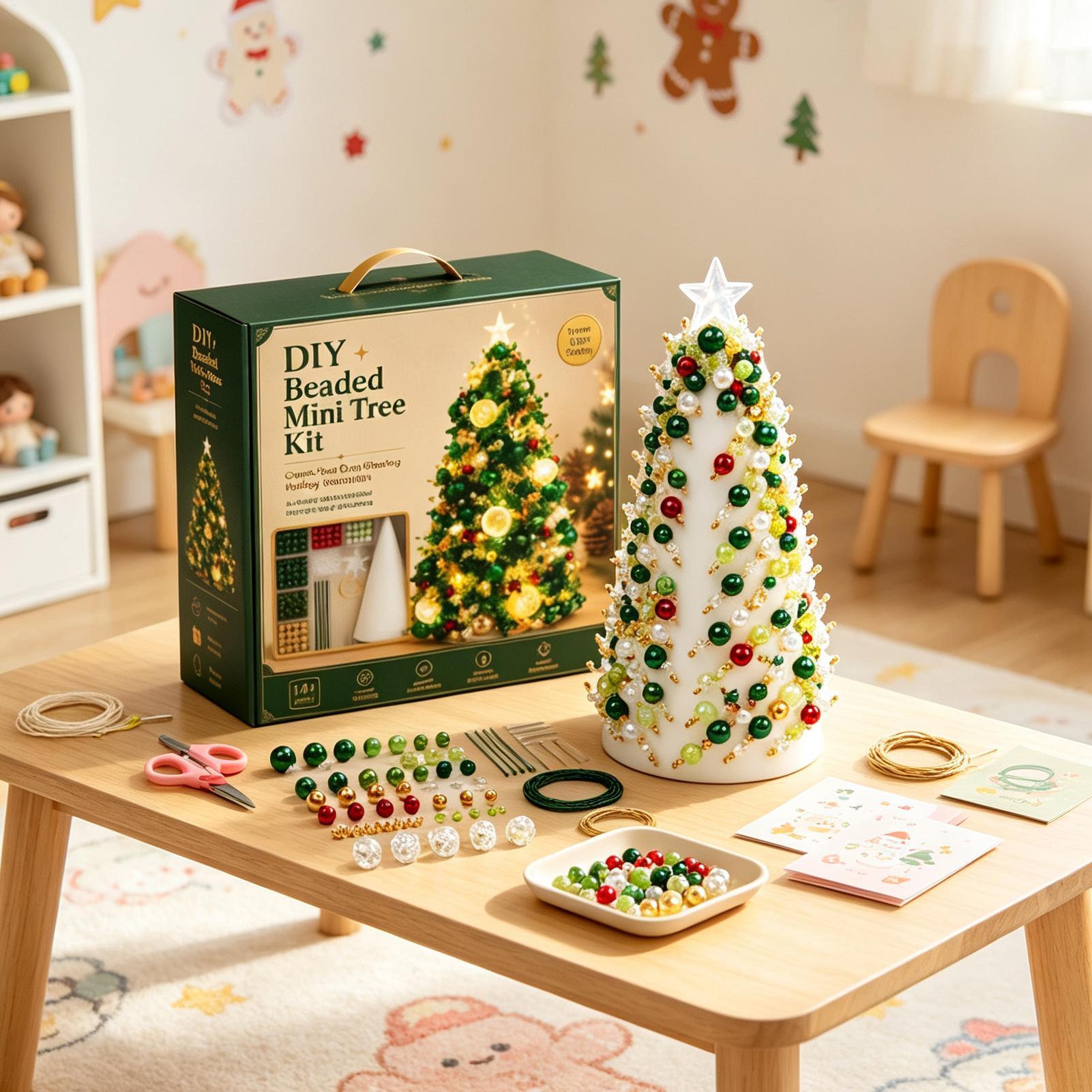 Beaded Christmas Tree Kit DIY  - Art Craft Christmas Tree 评论和价格