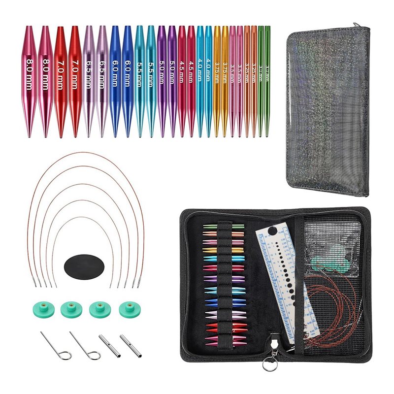 Short Interchangeable Knitting - Knitting Needle Circular 评论和价格