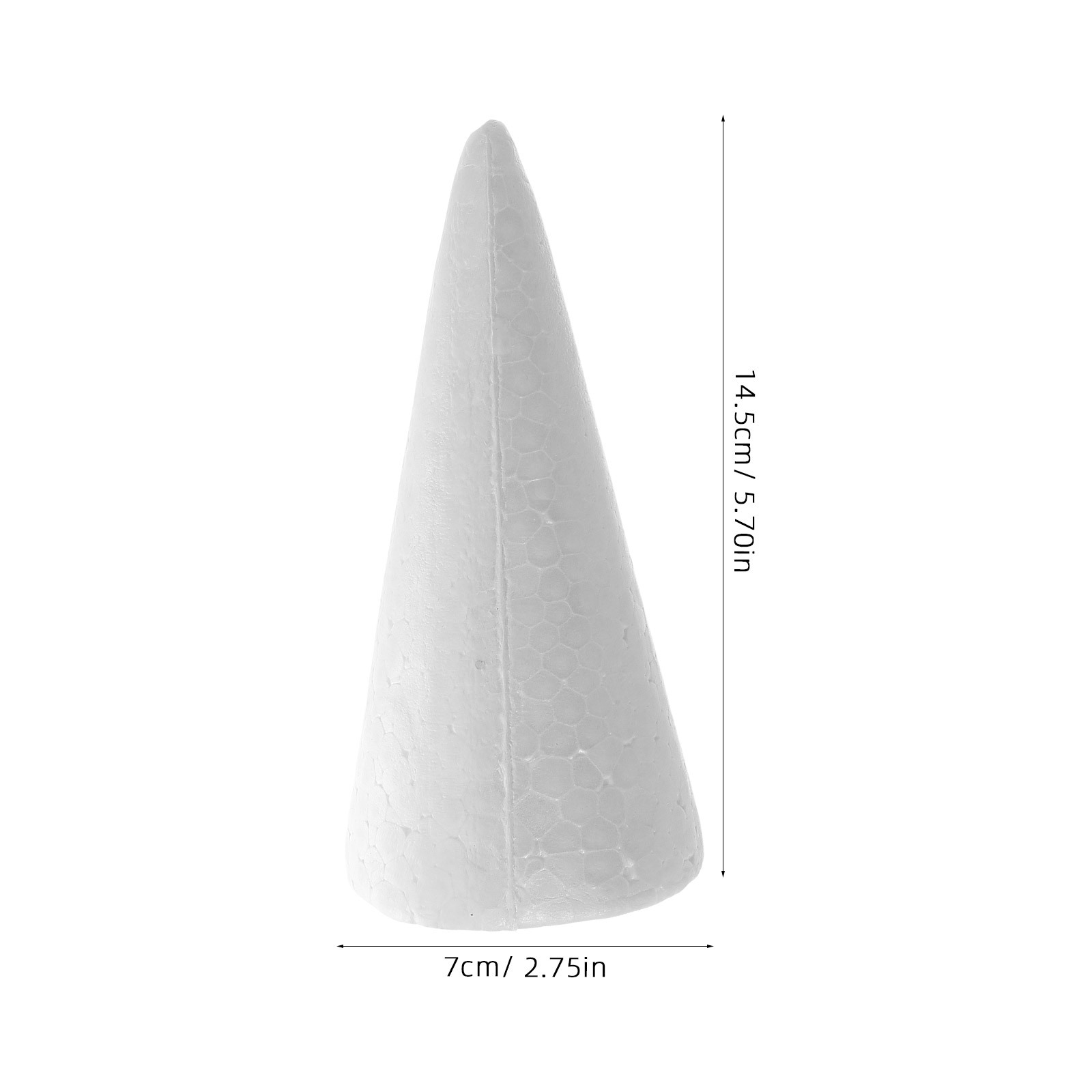 12pcs Foam Cones 15Cm White Di - Art Craft Christmas Tree 评论和价格